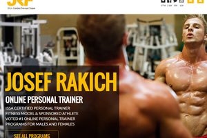 Josef Rakich Fitness - Sells meals and exercise plans